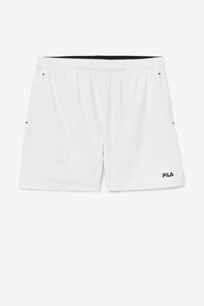 Fila Shorts Mens White Finula - Ireland 51302-DLVB